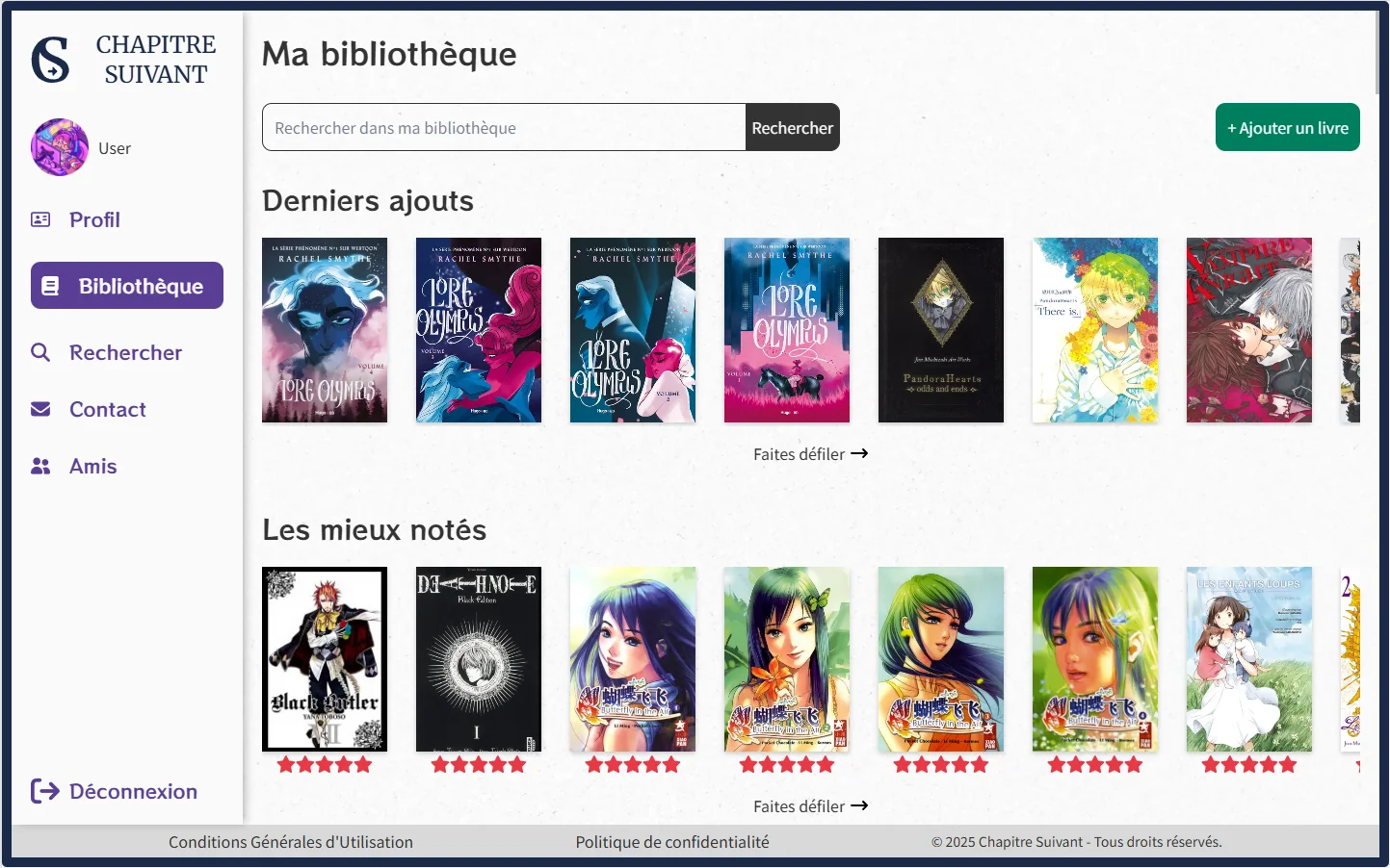 Aperçu du projet Chapitre Suivant