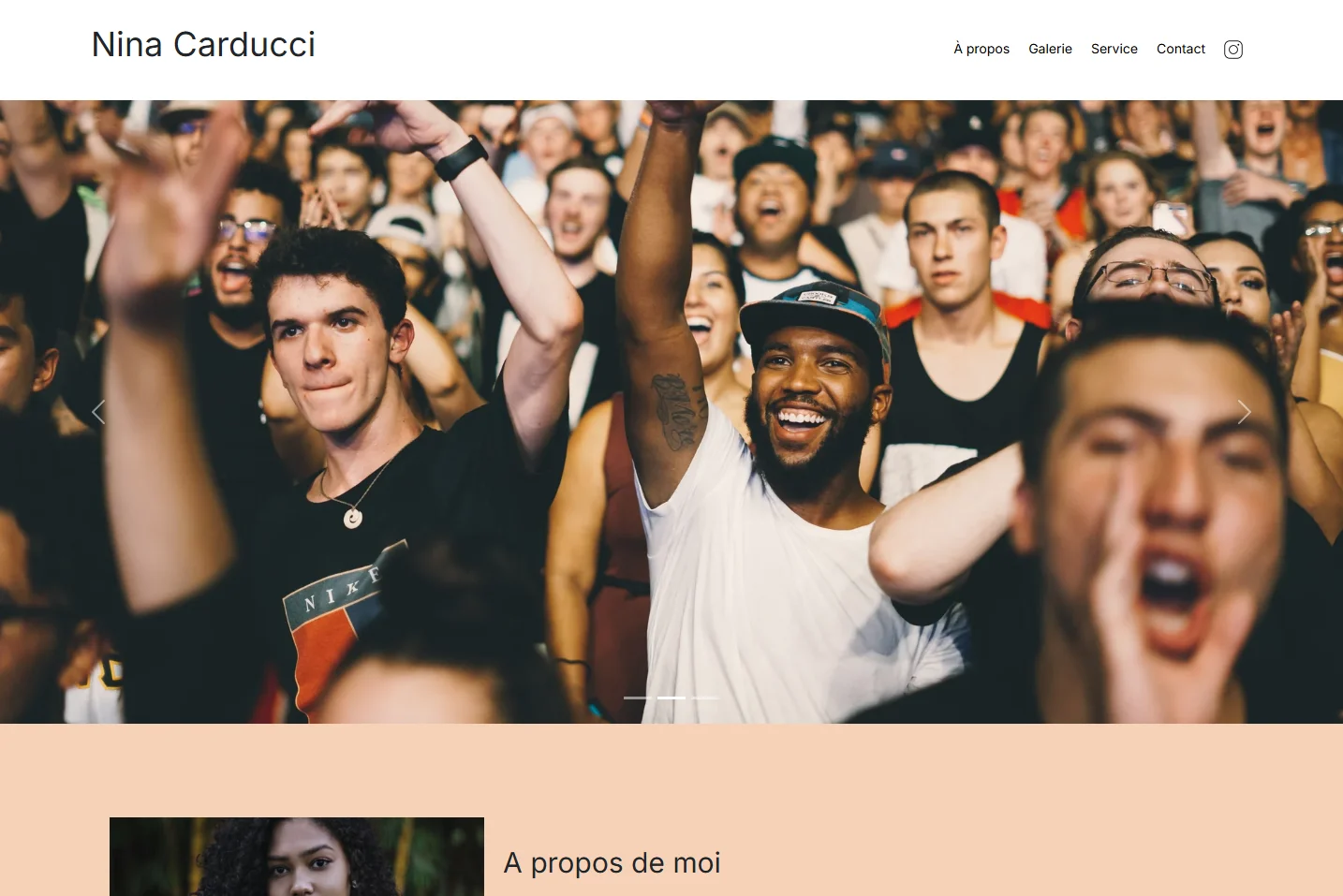 Aperçu du projet Nina Carducci